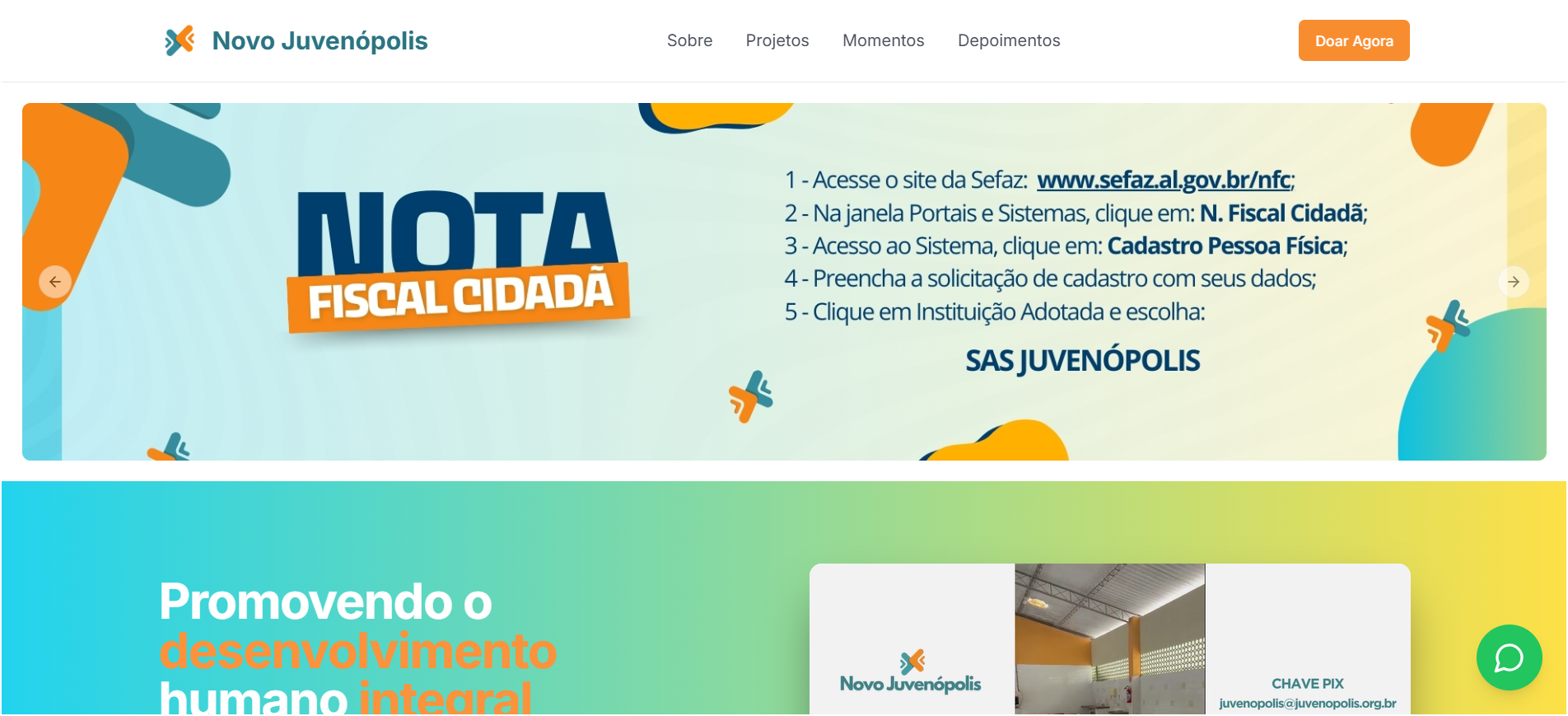 Novo Juvenópolis - Acolhimento e Transformação