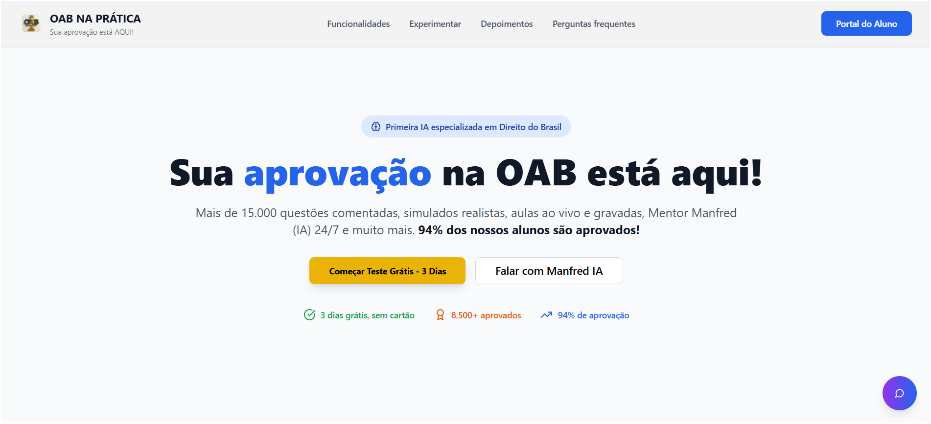 OAB na Prática - Portal para Estudos