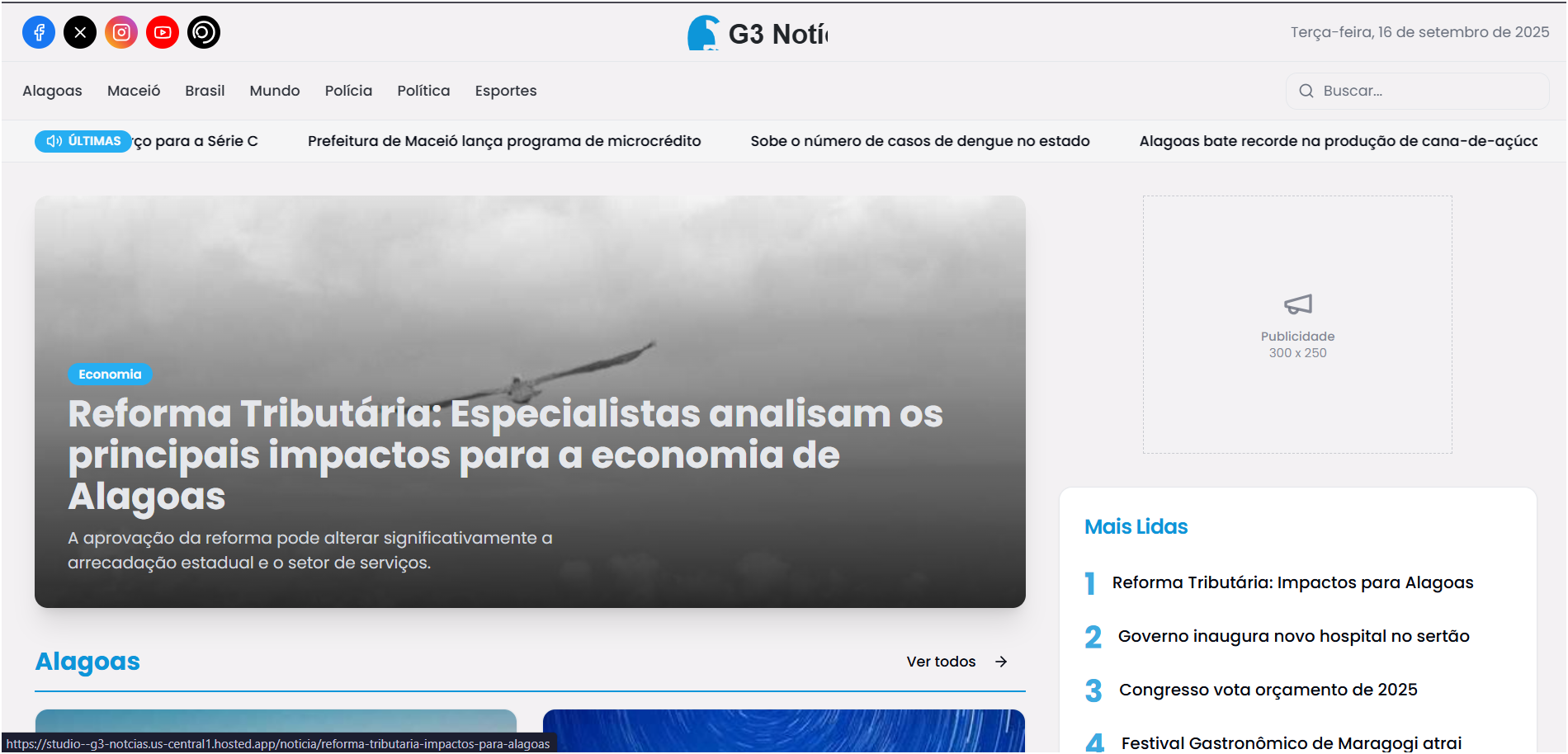 Portal G3 Notícias